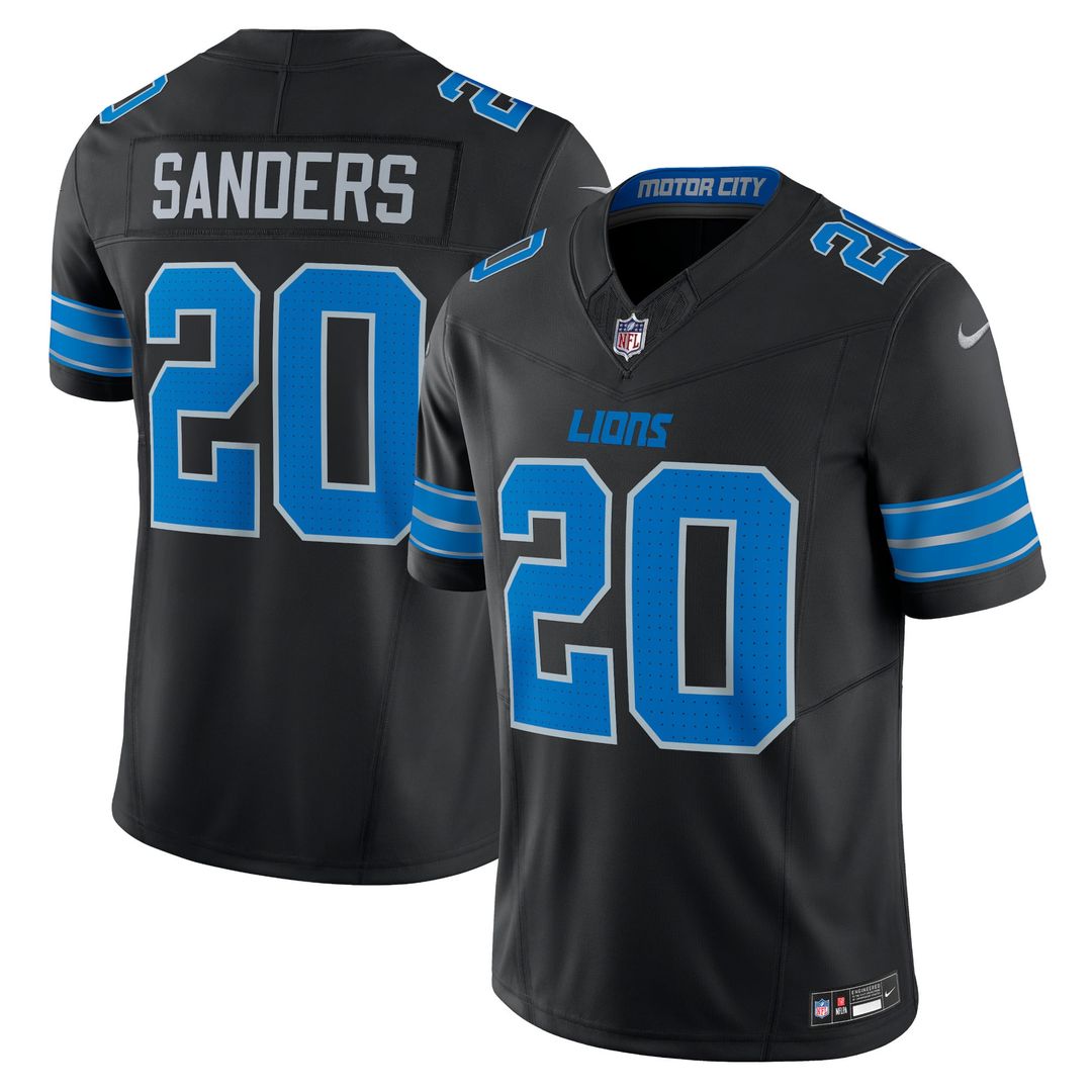 Detroit Lions Barry Sanders Blue Vapor F.U.S.E. Limited Jersey