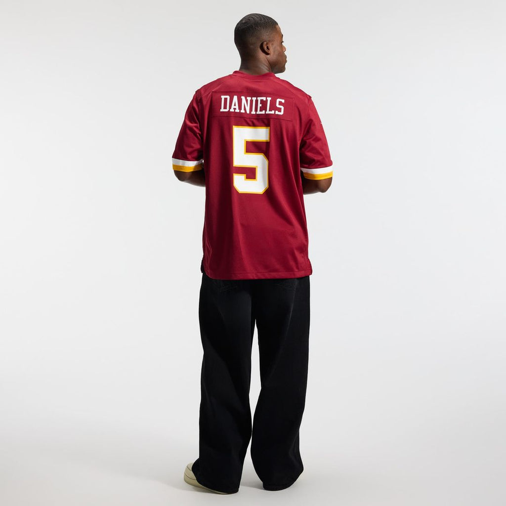 Washington Commanders Jayden Daniels White Game Super Bowl Era Jersey