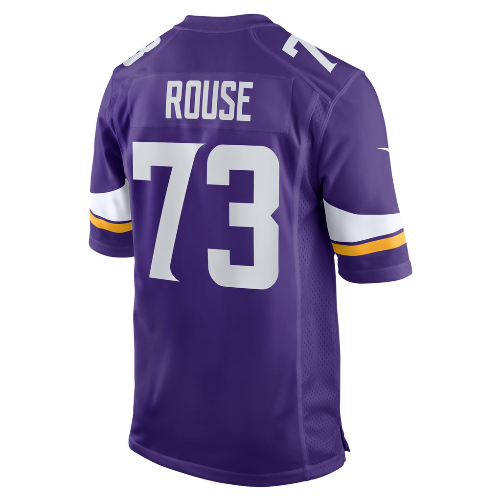 Minnesota Vikings Walter Rouse Purple Team Game Jersey