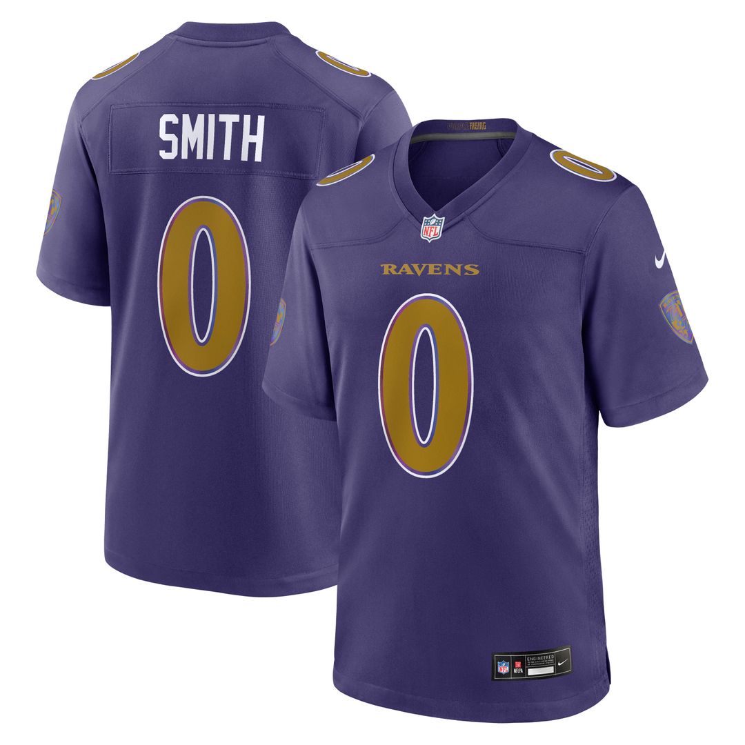 Baltimore Ravens Roquan Smith Black Alternate Game Jersey