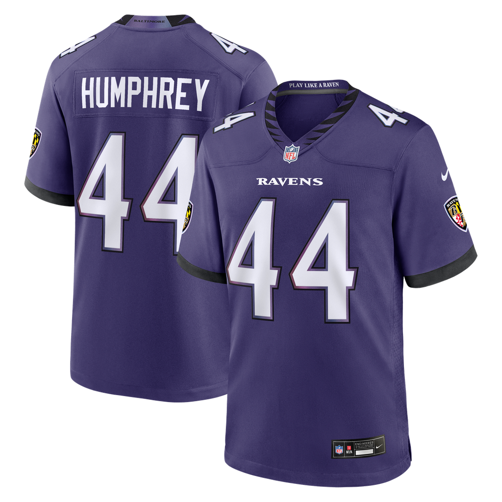 Baltimore Ravens Marlon Humphrey Purple Team Game Jersey