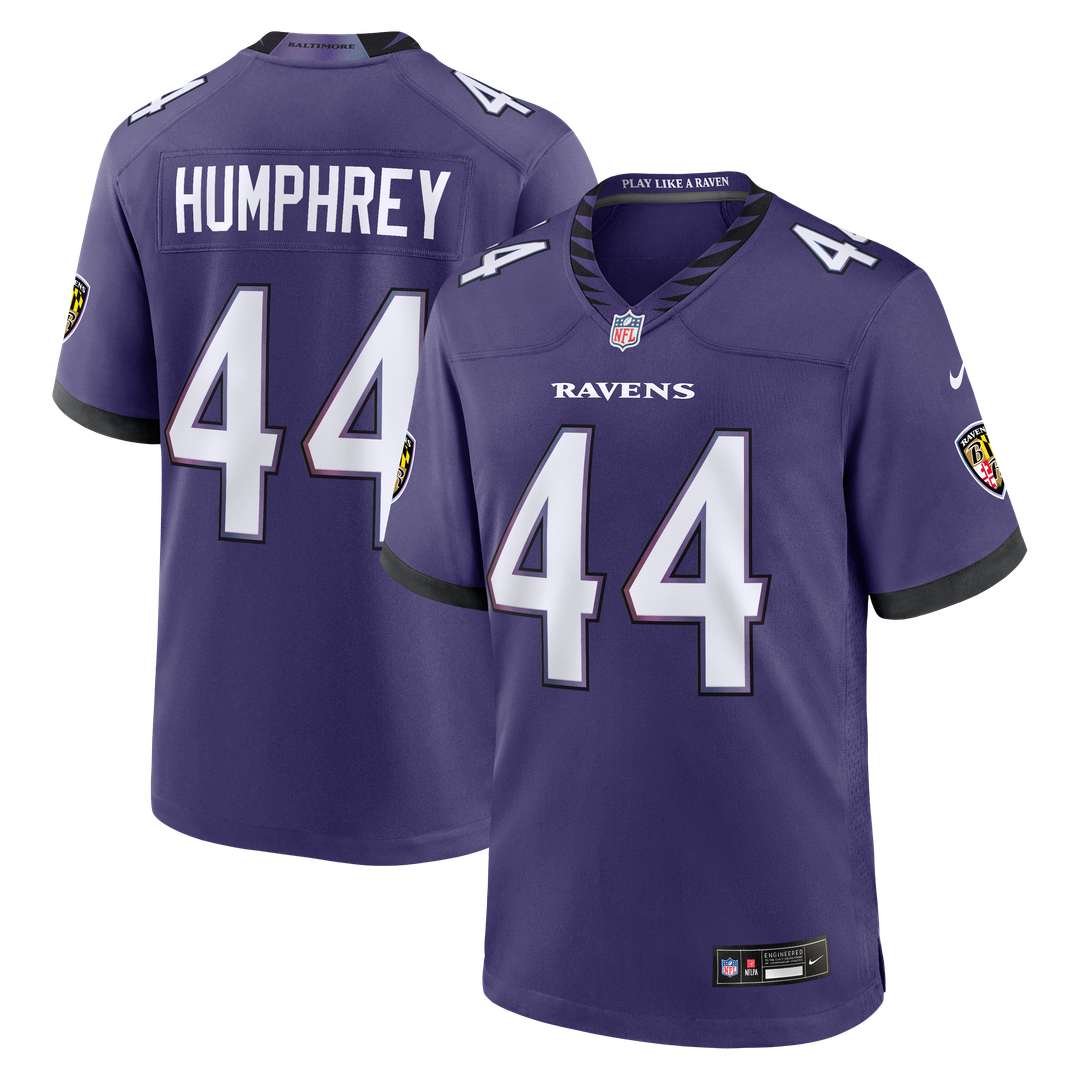 Baltimore Ravens Marlon Humphrey Black Alternate Game Jersey
