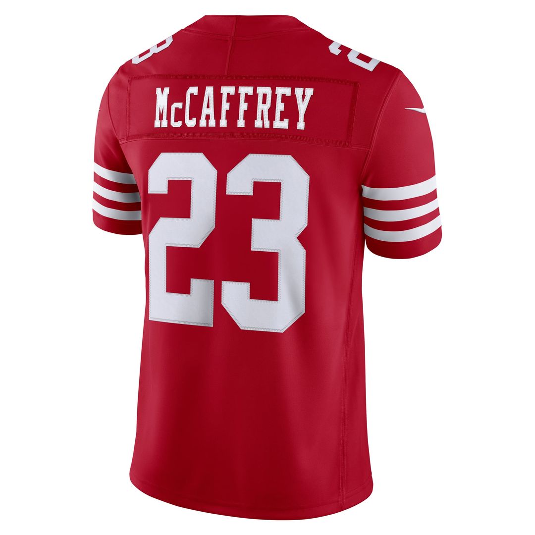 San Francisco 49ers Christian McCaffrey White Alternate Vapor F.U.S.E. Stitched Limited Jersey