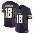 Minnesota Vikings Justin Jefferson Purple 2026 Rivalries Collection Stitched Limited Jersey