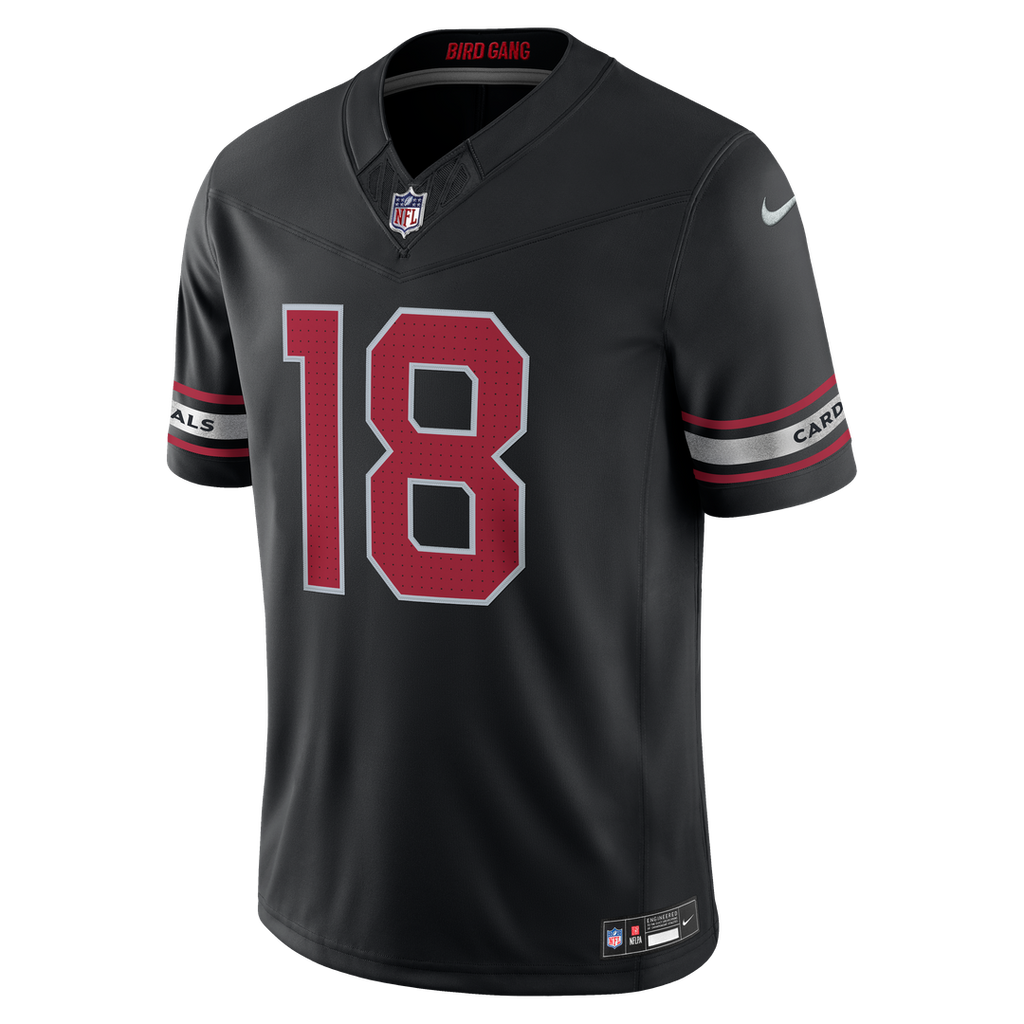 Arizona Cardinals Marvin Harrison Jr. Cardinal Team Vapor F.U.S.E. Stitched Limited Jersey