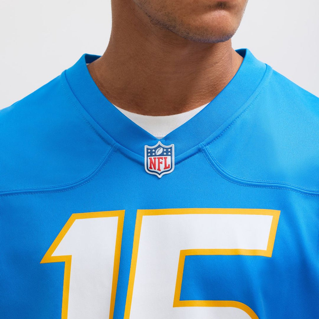 Los Angeles Chargers Ladd McConkey Gold Alternate Charger Power Game Player Jersey