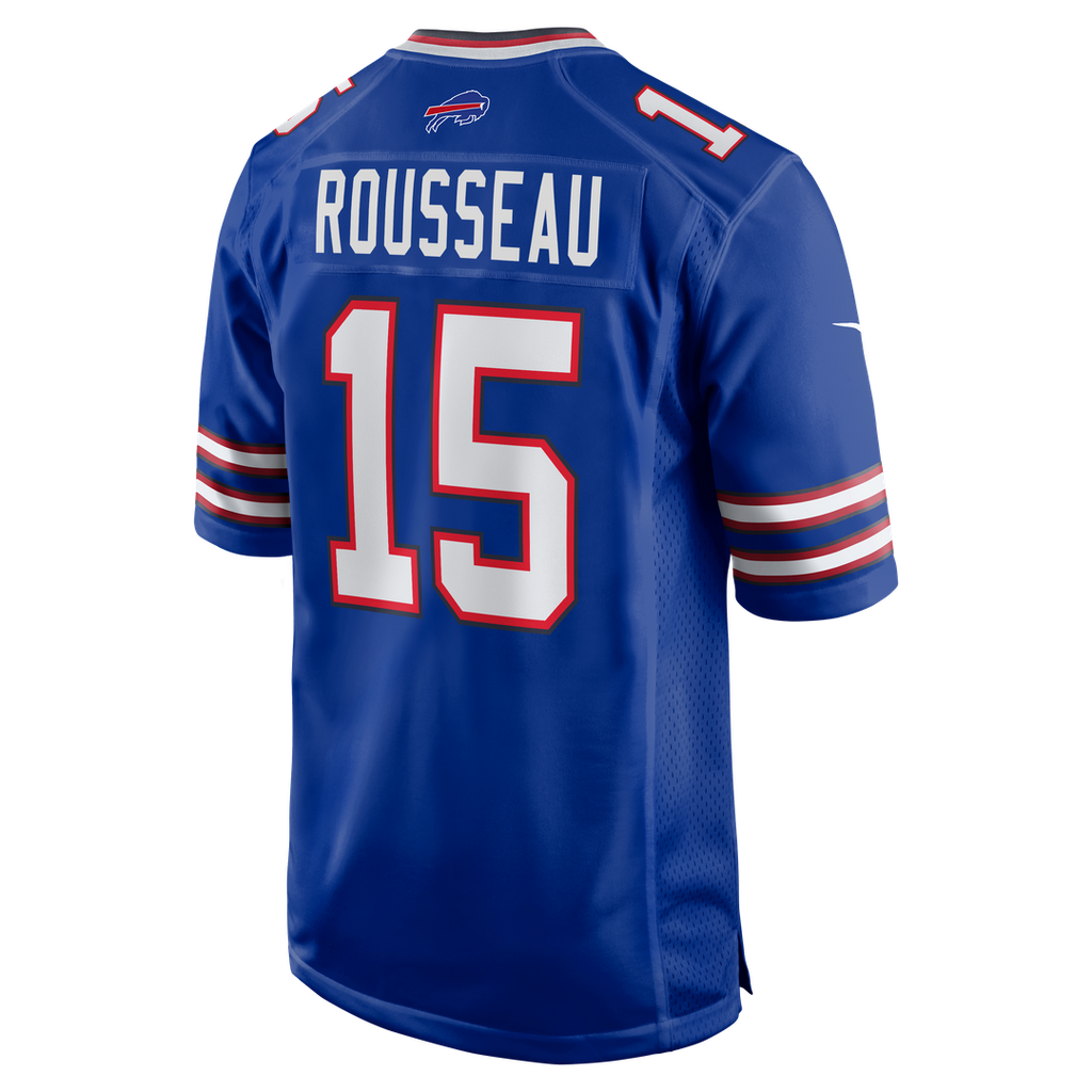 Buffalo Bills Gregory Rousseau Royal Team Game Jersey