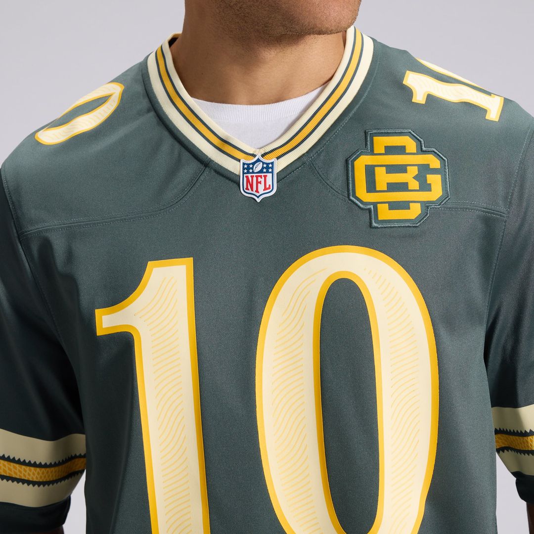 Green Bay Packers Jordan Love Green 2026 Rivalries Collection Game Jersey