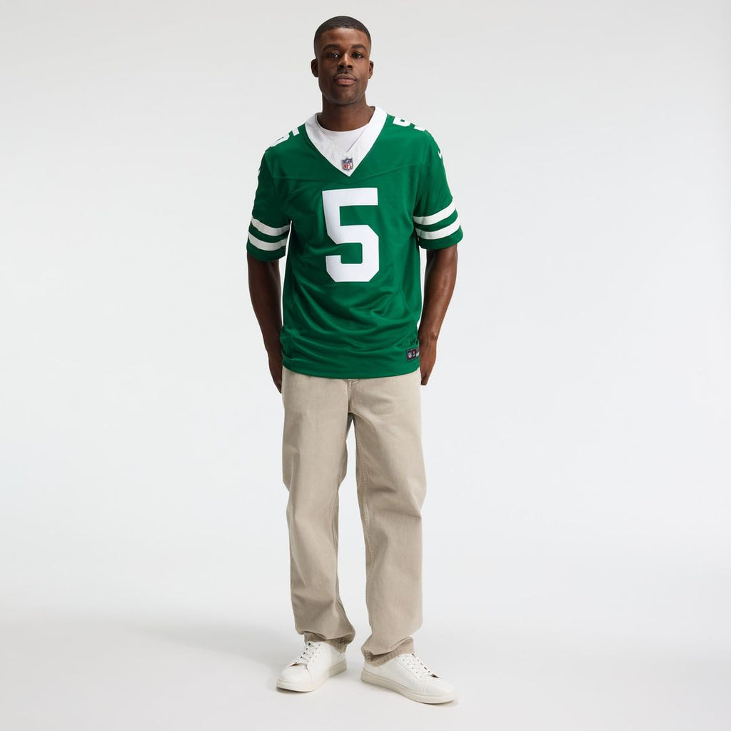 New York Jets Garrett Wilson Legacy Green Team Vapor F.U.S.E. Stitched Limited Jersey