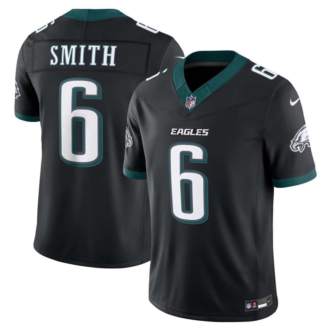 Philadelphia Eagles DeVonta Smith Kelly Green Alternate Vapor F.U.S.E. Stitched Limited Jersey