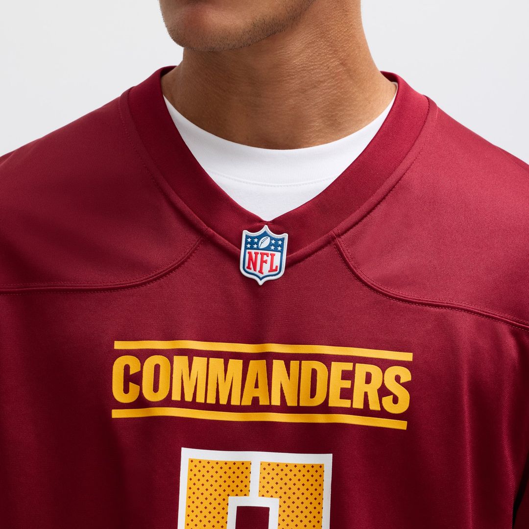 Washington Commanders Jayden Daniels Black Alternate Game Player Jersey