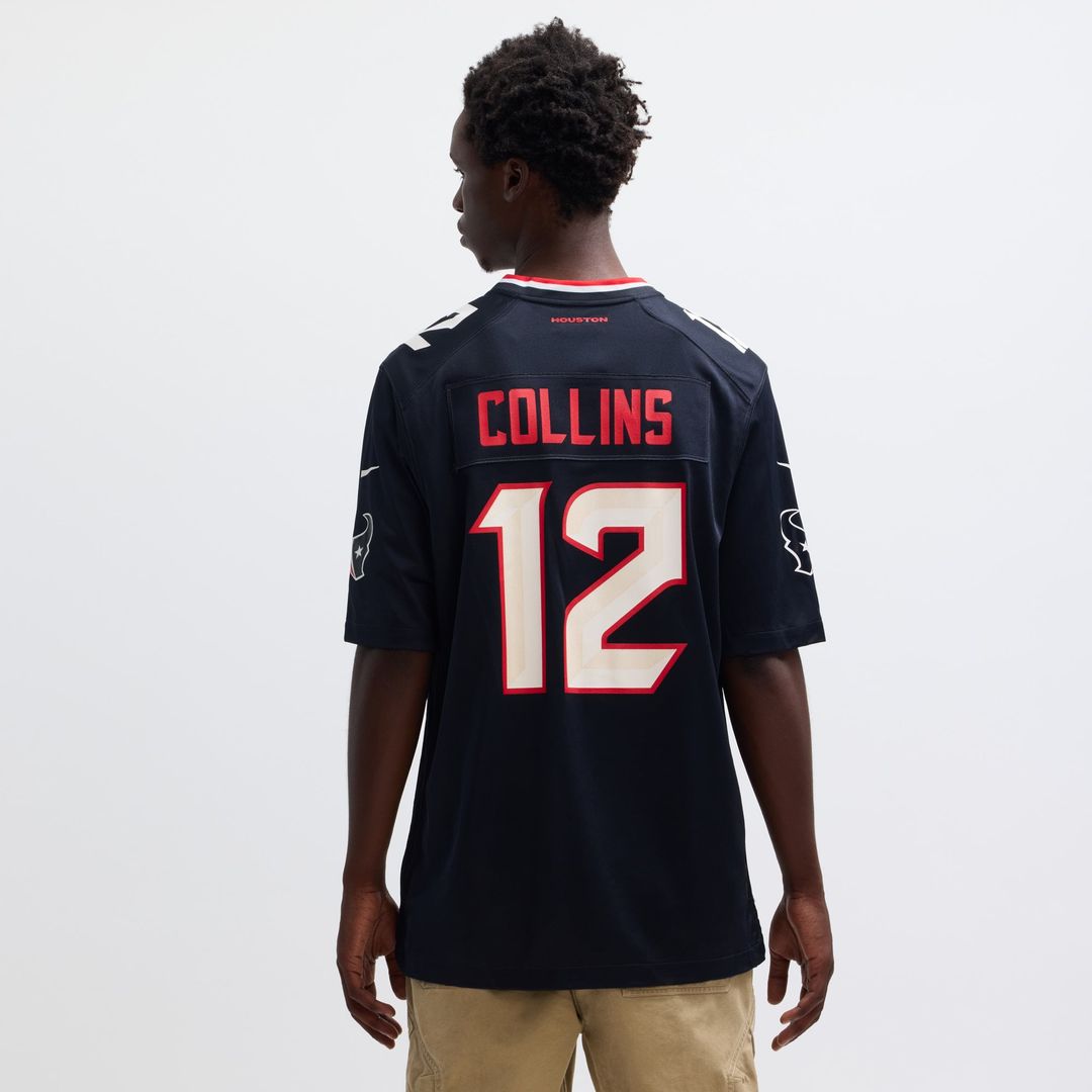 Houston Texans Nico Collins Red Alternate Game Jersey