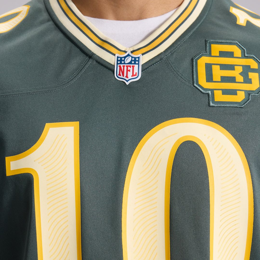 Green Bay Packers Jordan Love Green 2026 Rivalries Collection Game Jersey