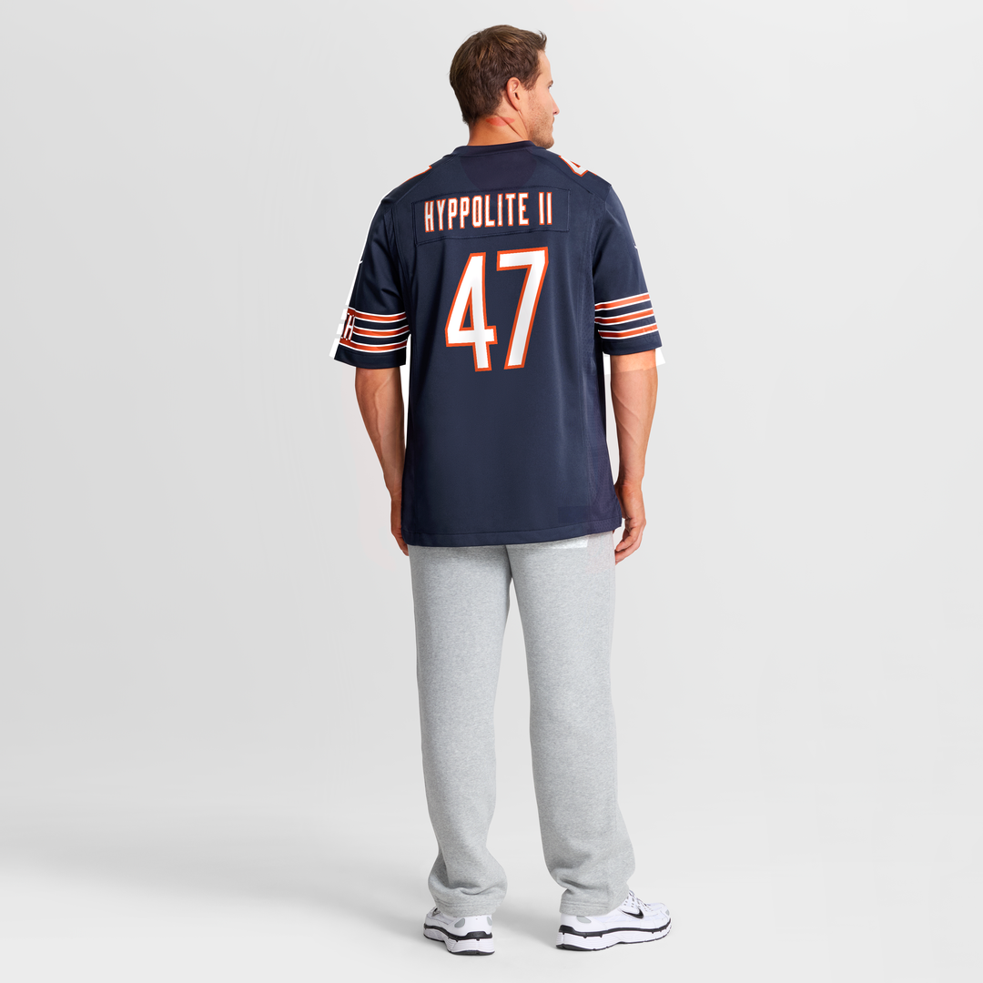 Chicago Bears Ruben Hyppolite II Navy Team Game Jersey