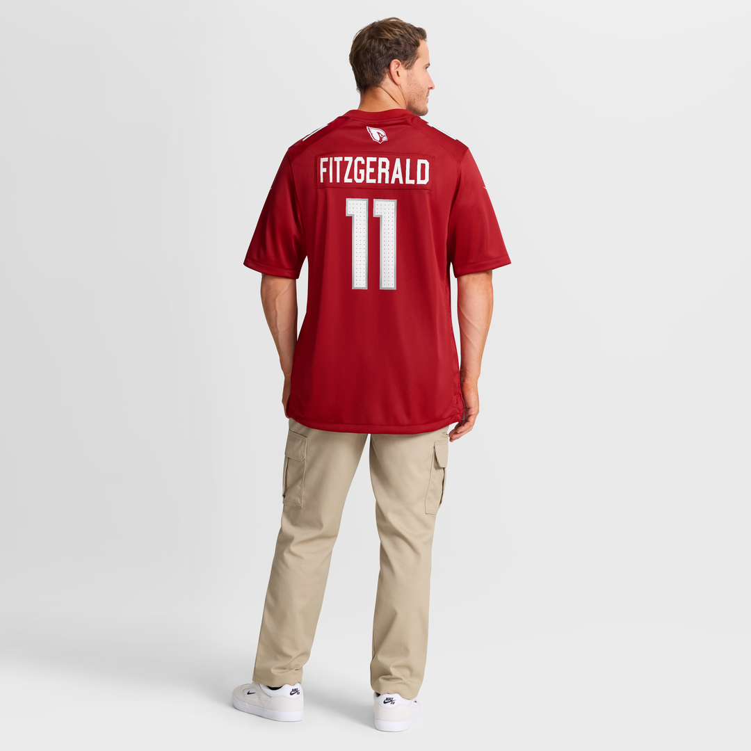 Arizona Cardinals Larry Fitzgerald Cardinal Team Retired Game Jersey