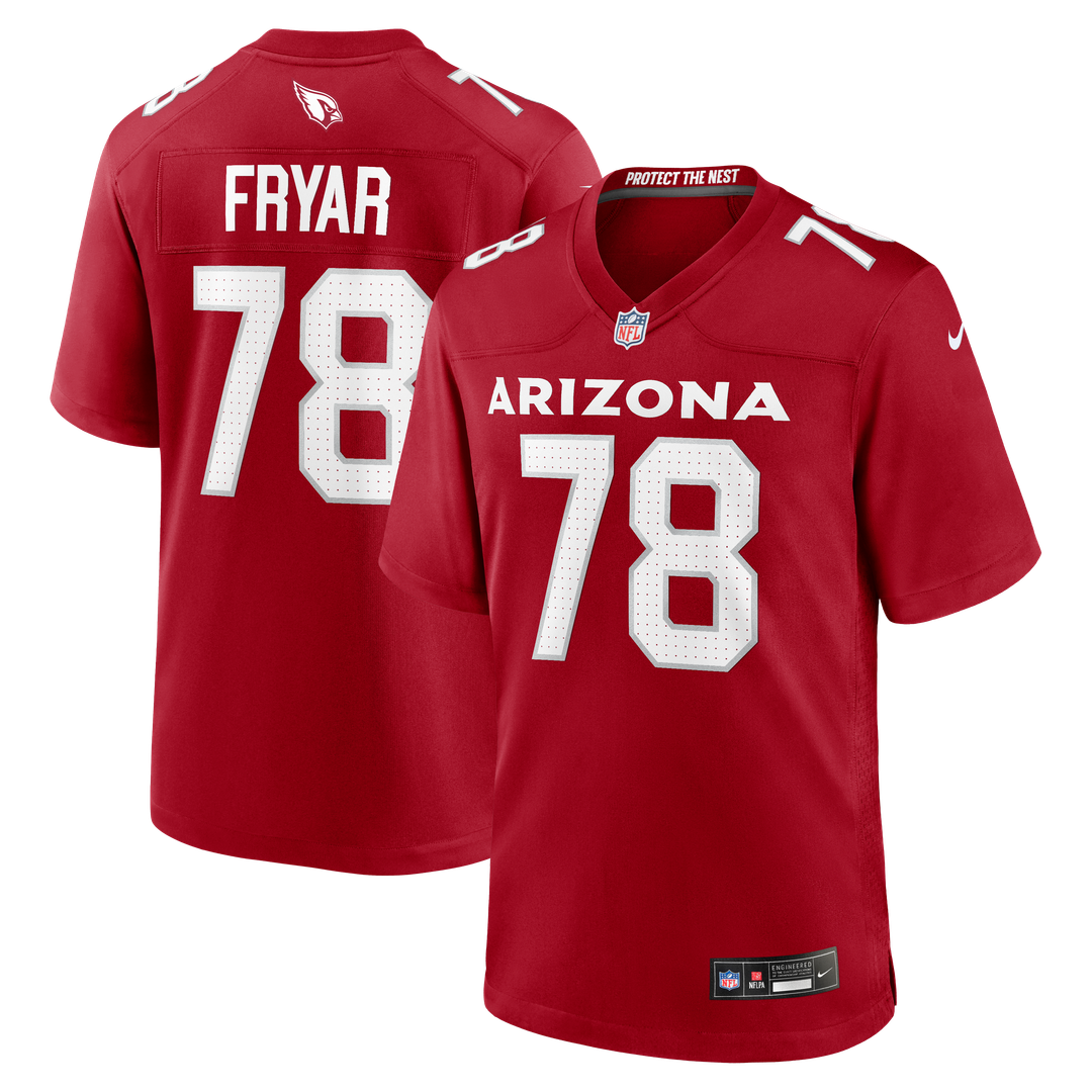 Arizona Cardinals Josh Fryar Cardinal Team Game Jersey