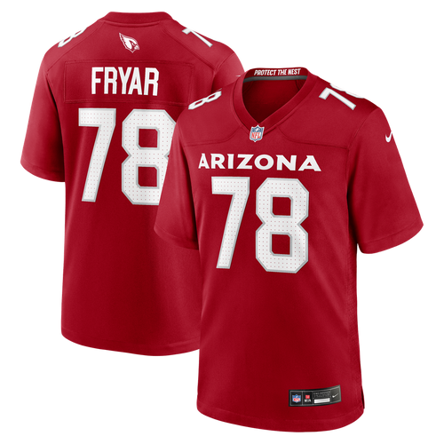 Arizona Cardinals Josh Fryar Cardinal Team Game Jersey