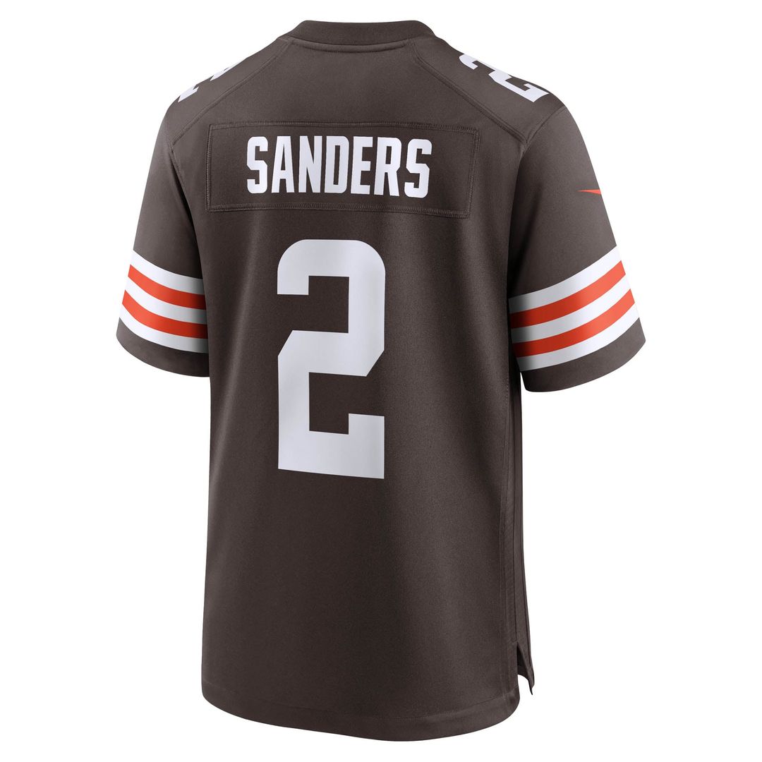 Cleveland Browns Shedeur Sanders Brown Game Jersey