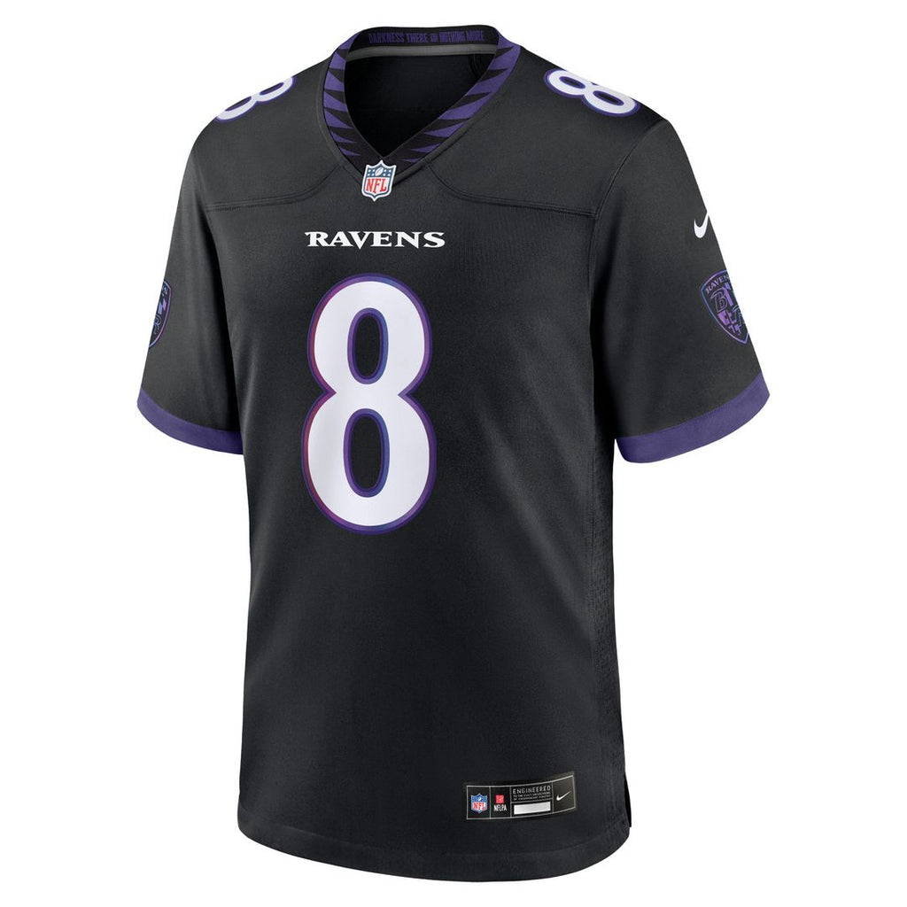 Baltimore Ravens Lamar Jackson White Game Jersey