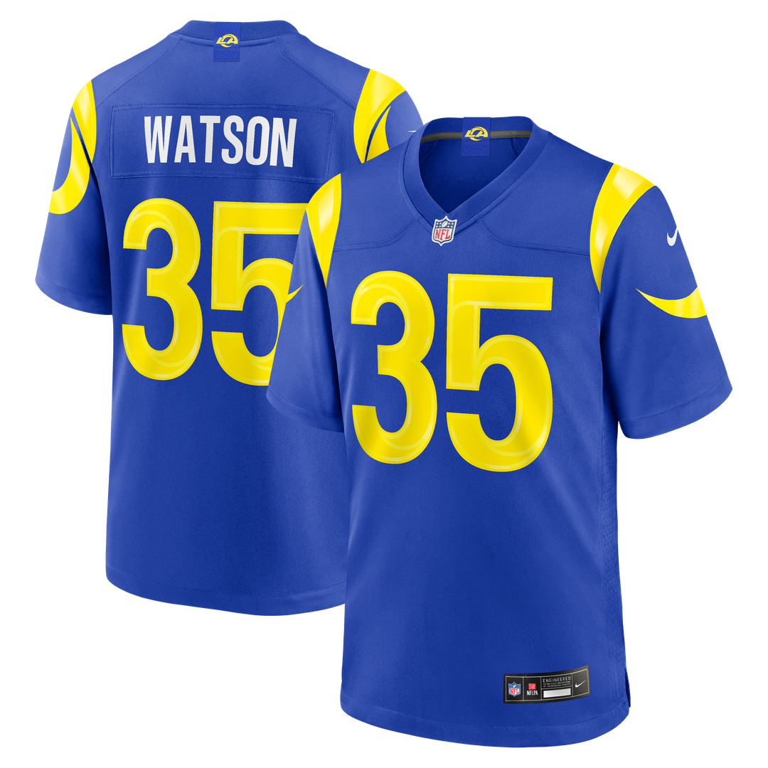 Los Angeles Rams Jaylen Watson Royal Team Game Jersey