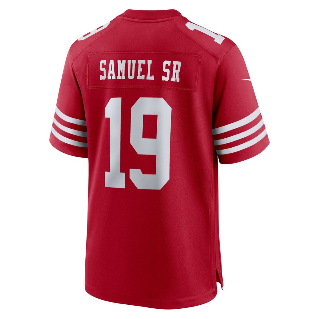 San Francisco 49ers Deebo Samuel Sr Scarlet Team Game Jersey
