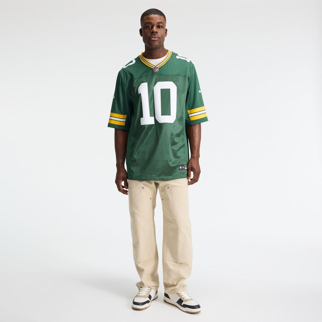 Green Bay Packers Jordan Love Green Vapor Untouchable Stitched Limited Jersey