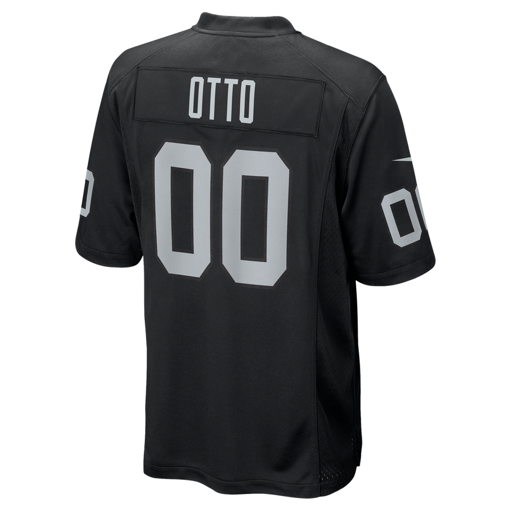 Las Vegas Raiders Jim Otto Black Game Retired Player Jersey