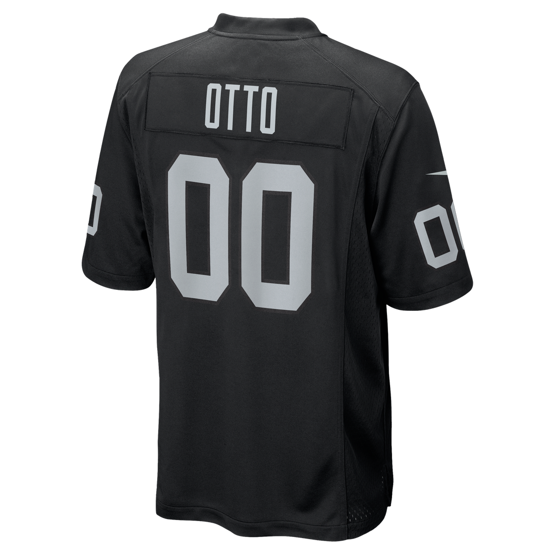 Las Vegas Raiders Jim Otto Black Game Retired Player Jersey