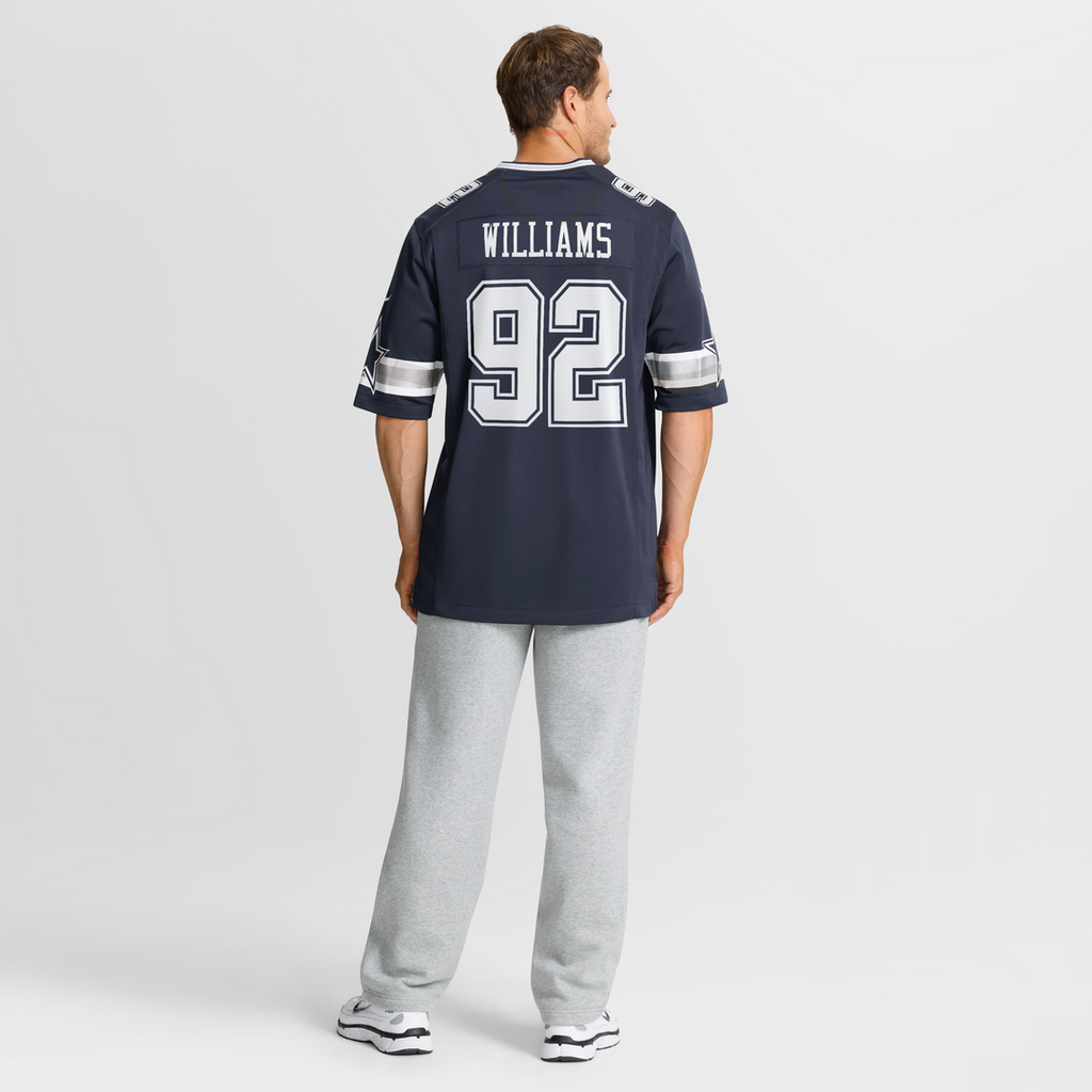 Dallas Cowboys Quinnen Williams White Game Jersey