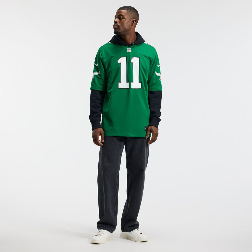 Philadelphia Eagles A.J. Brown Midnight Green Team Game Jersey