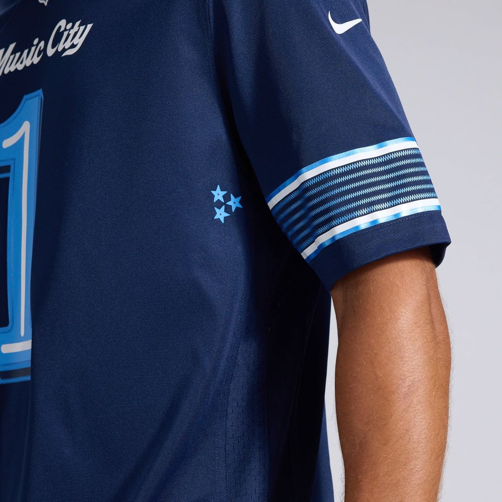 Tennessee Titans Cameron Ward Navy 2026 Rivalries Collection Game Jersey