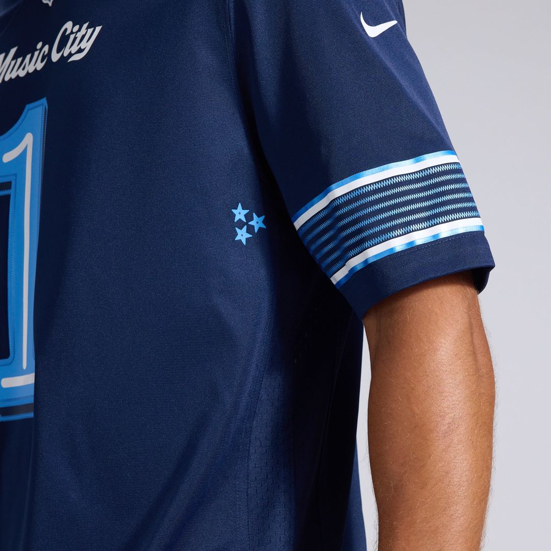 Tennessee Titans Cameron Ward Navy 2026 Rivalries Collection Game Jersey