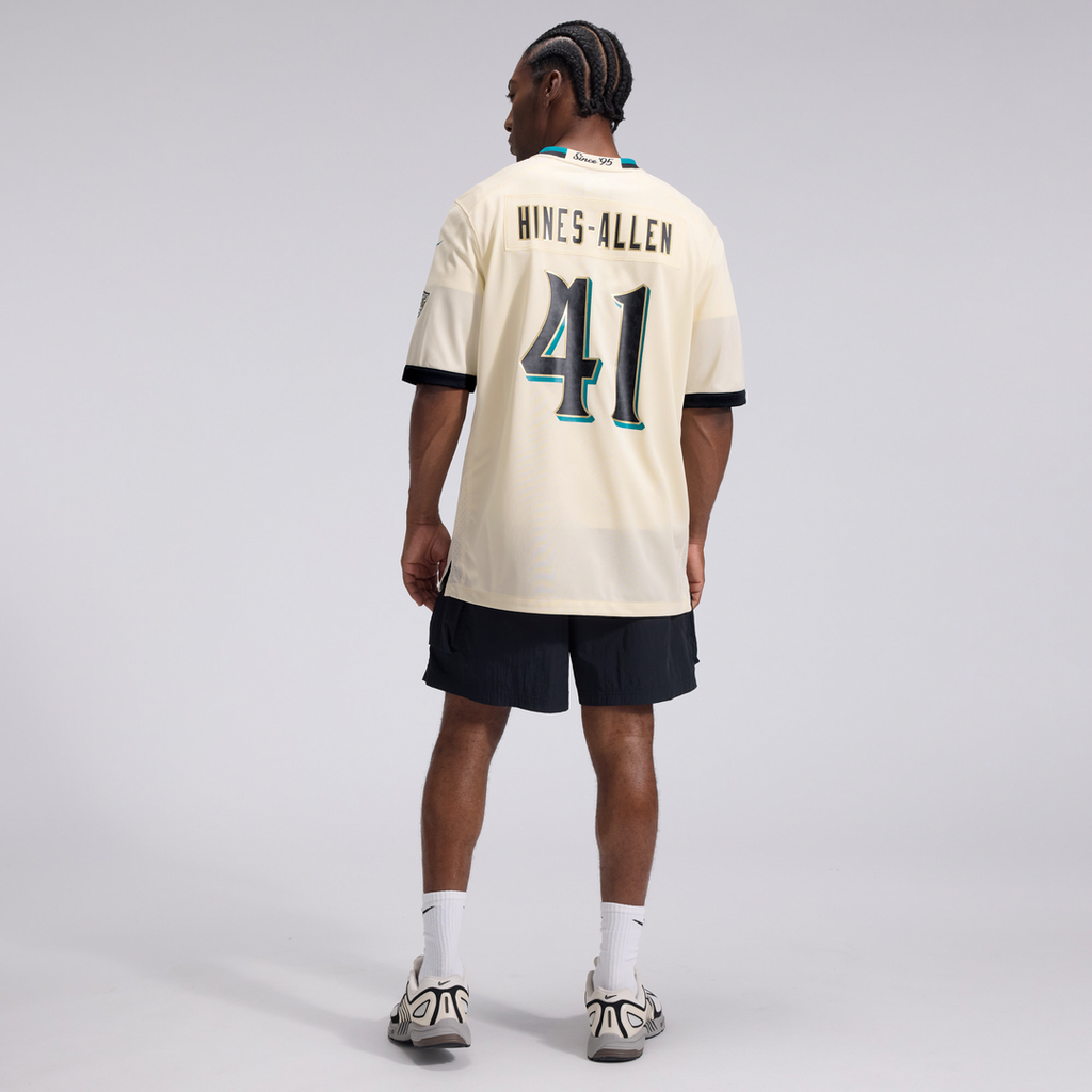 Jacksonville Jaguars Josh Hines-Allen Natural 2026 Rivalries Collection Game Jersey