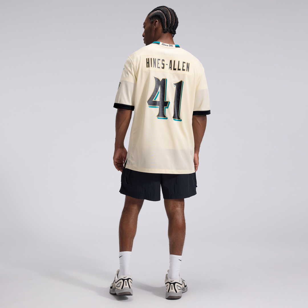 Jacksonville Jaguars Josh Hines-Allen Natural 2026 Rivalries Collection Game Jersey
