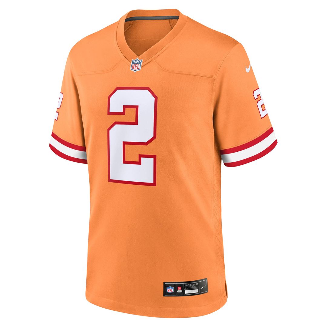 Tampa Bay Buccaneers Emeka Egbuka Pewter Alternate Game Player Jersey