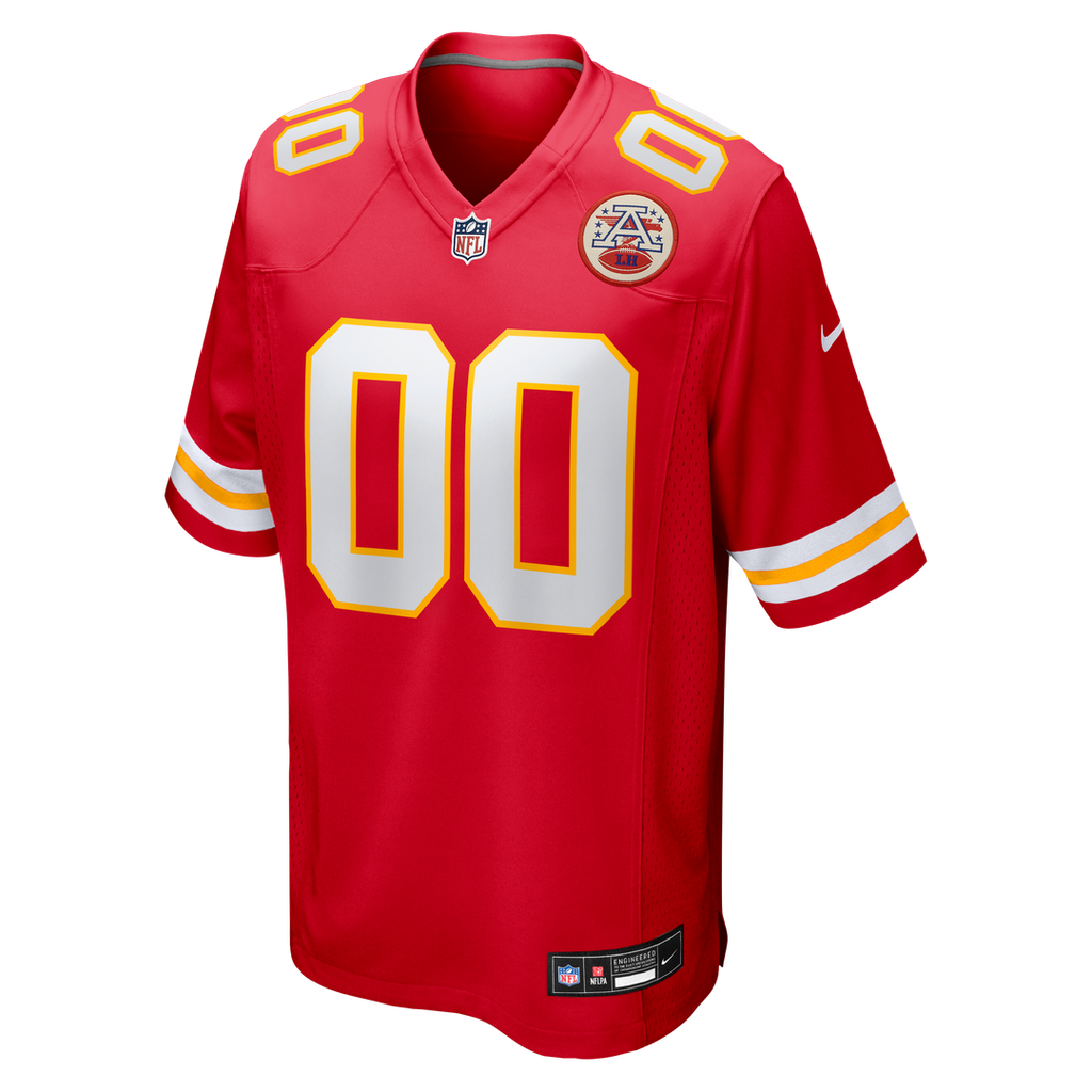 Kansas City Chiefs Justin Fields Red Game Jersey