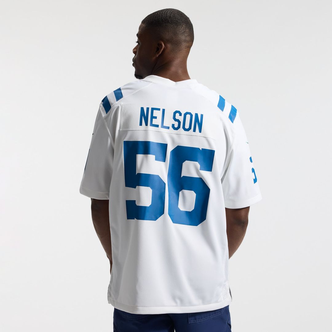 Indianapolis Colts Quenton Nelson White Game Player Jersey