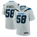 Detroit Lions Penei Sewell Silver 2026 Rivalries Collection Game Jersey