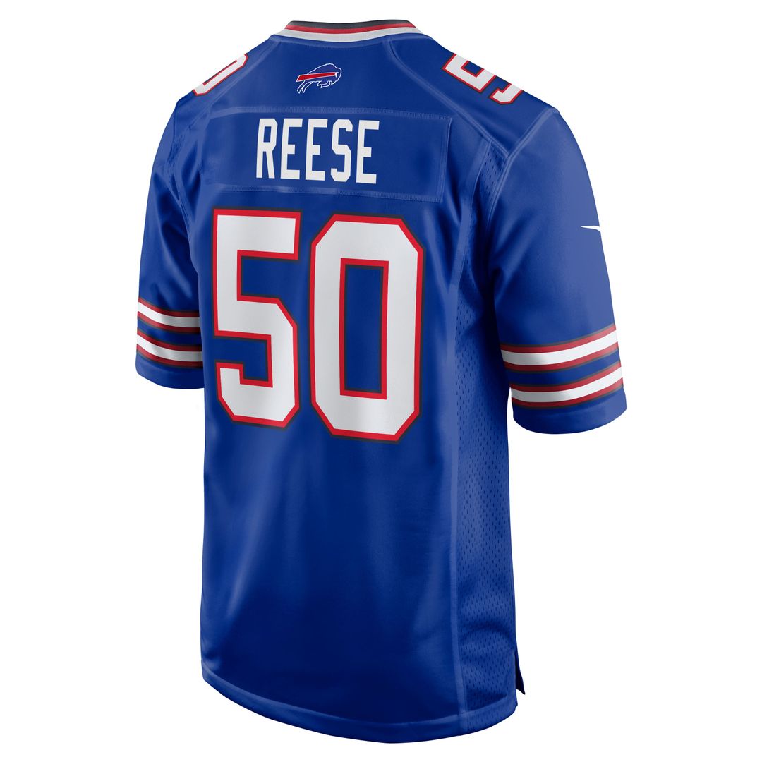 Buffalo Bills Otis Reese Royal Team Game Jersey