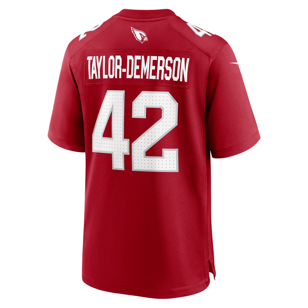 Arizona Cardinals Dadrion Taylor-Demerson Cardinal Team Game Jersey
