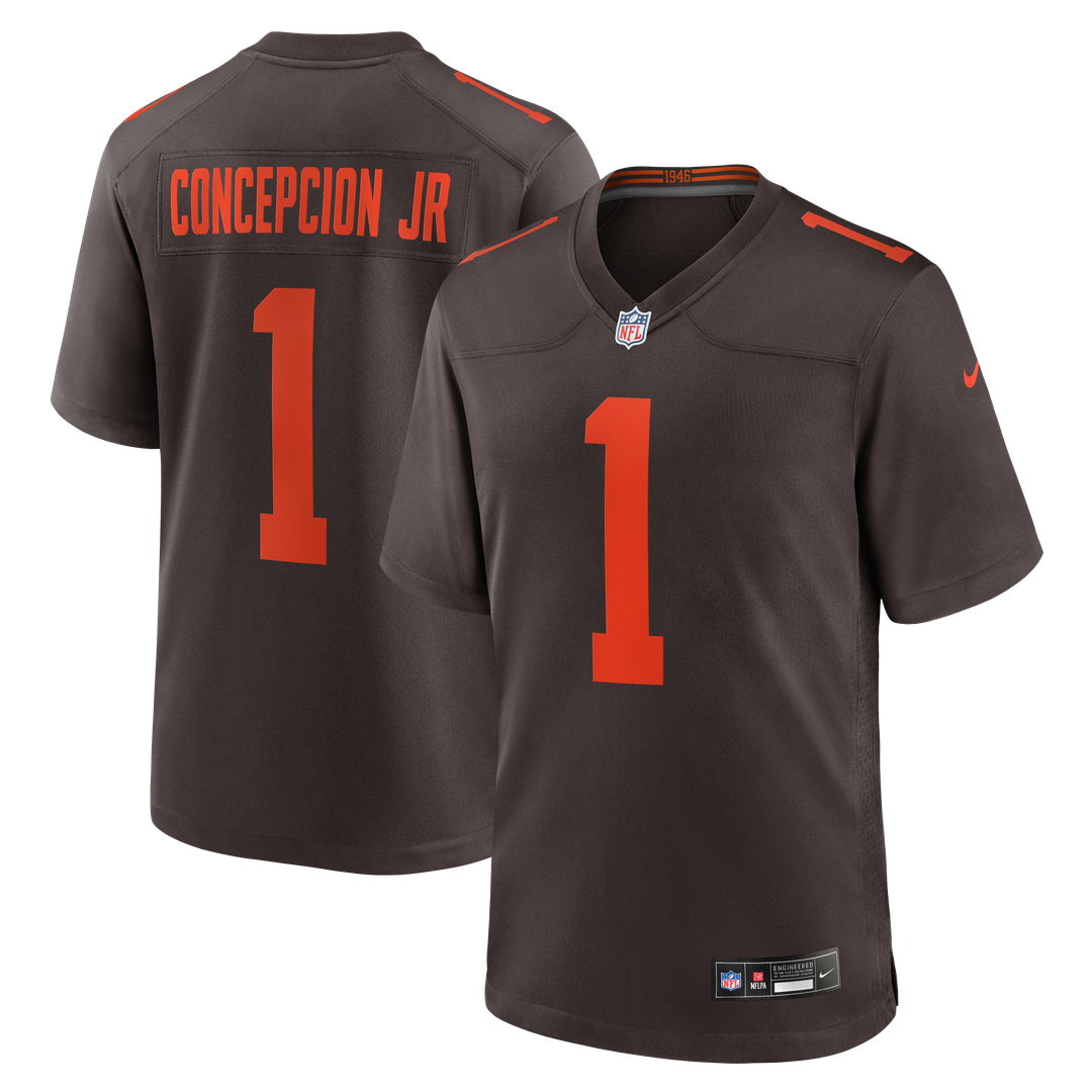 Cleveland Browns KC Concepcion Jr. Brown Alternate Game Jersey