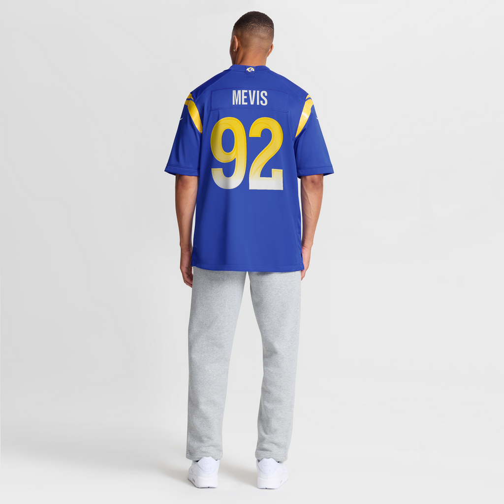 Los Angeles Rams Harrison Mevis Royal Team Game Jersey