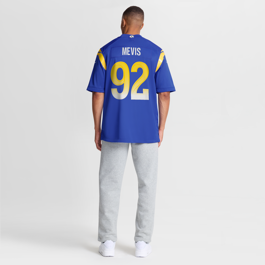 Los Angeles Rams Harrison Mevis Royal Team Game Jersey