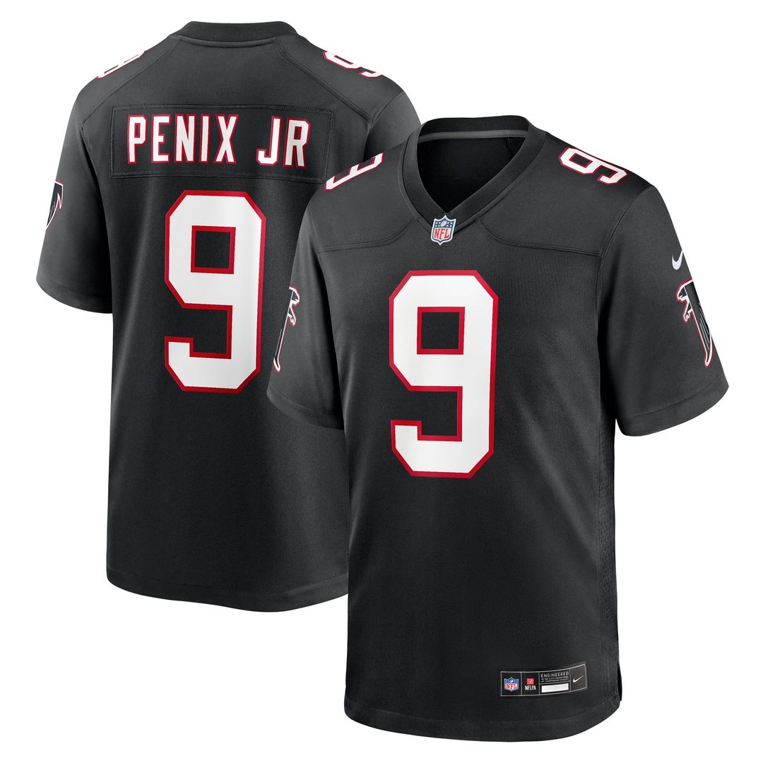 Atlanta Falcons Michael Penix Jr. Black Alternate Game Jersey
