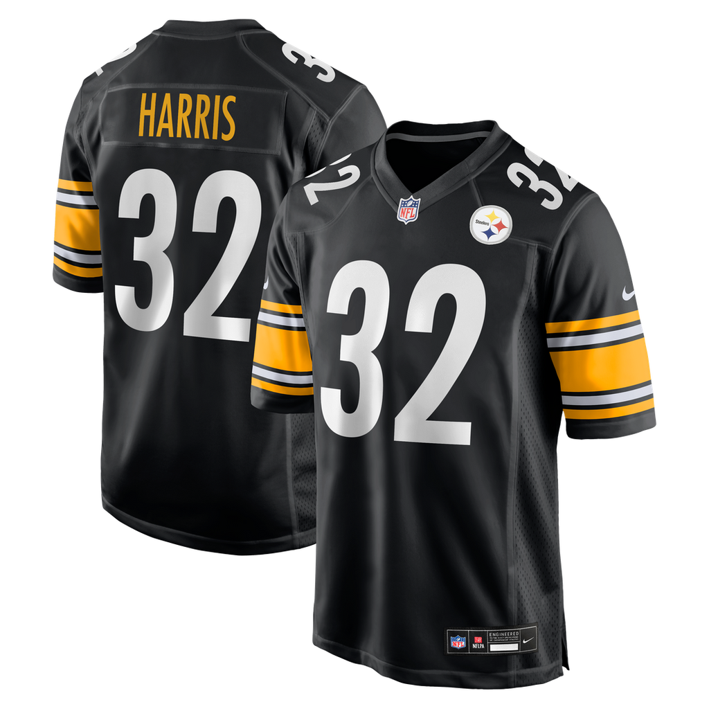 Pittsburgh Steelers Franco Harris Black Game Retired Player Jersey