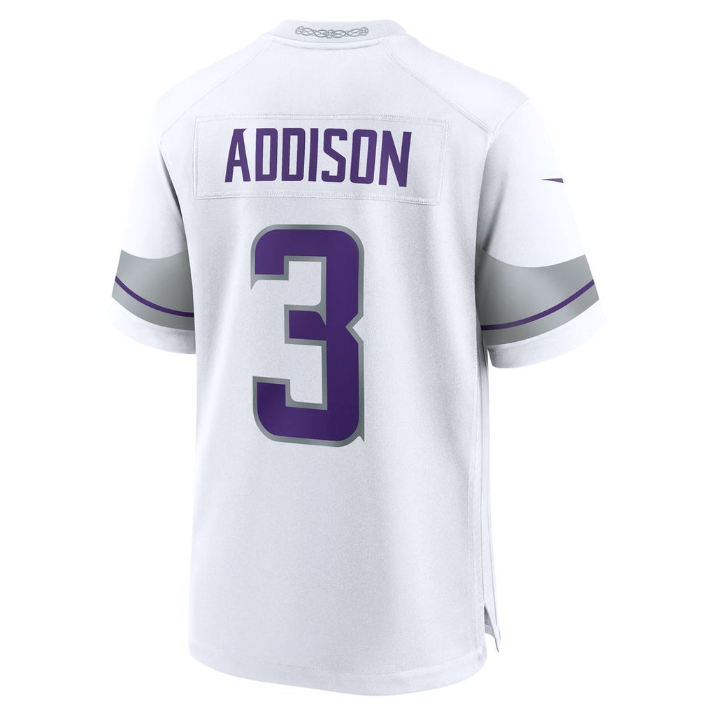 Minnesota Vikings Jordan Addison Purple Game Jersey