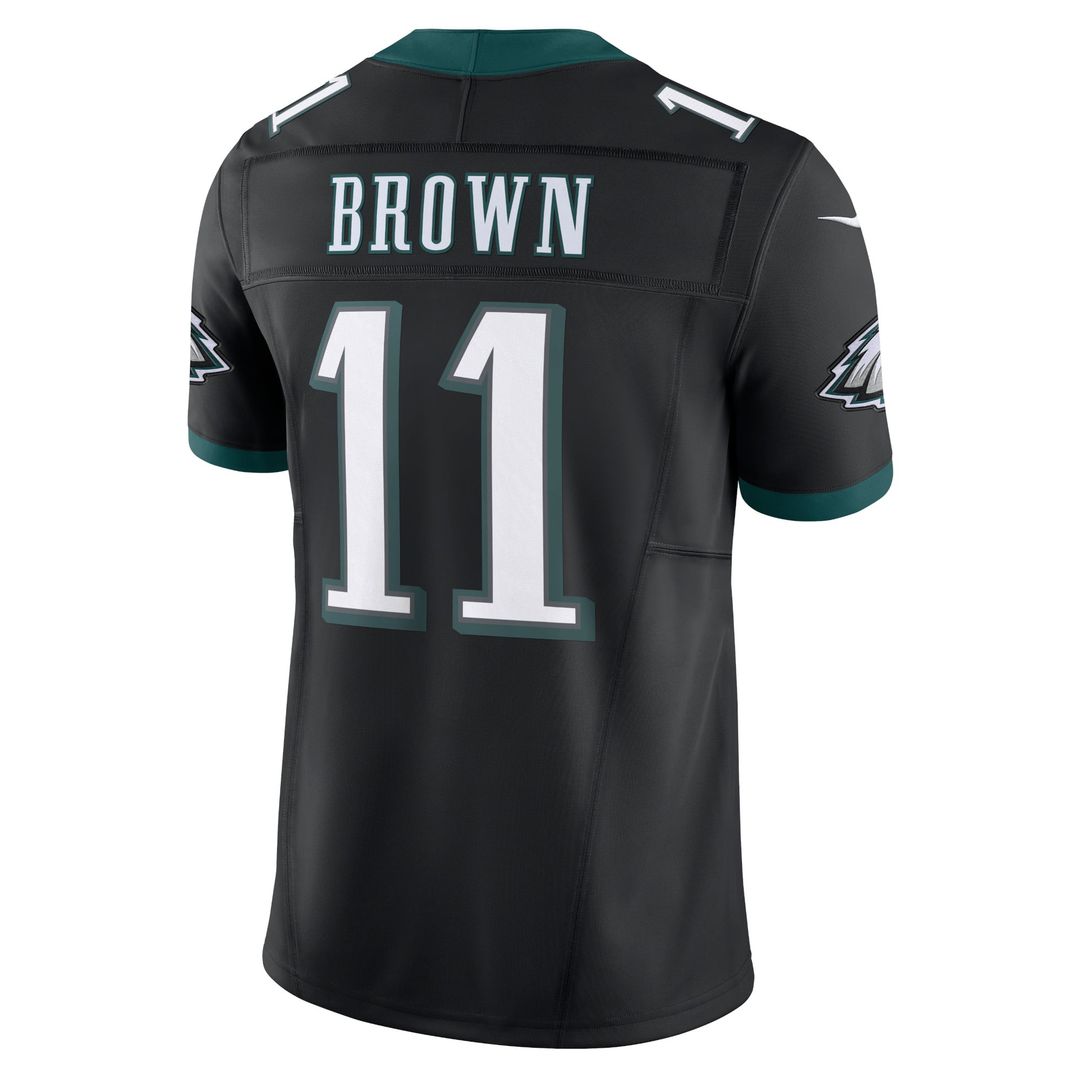Philadelphia Eagles A.J. Brown Black Alternate Vapor F.U.S.E. Limited Jersey