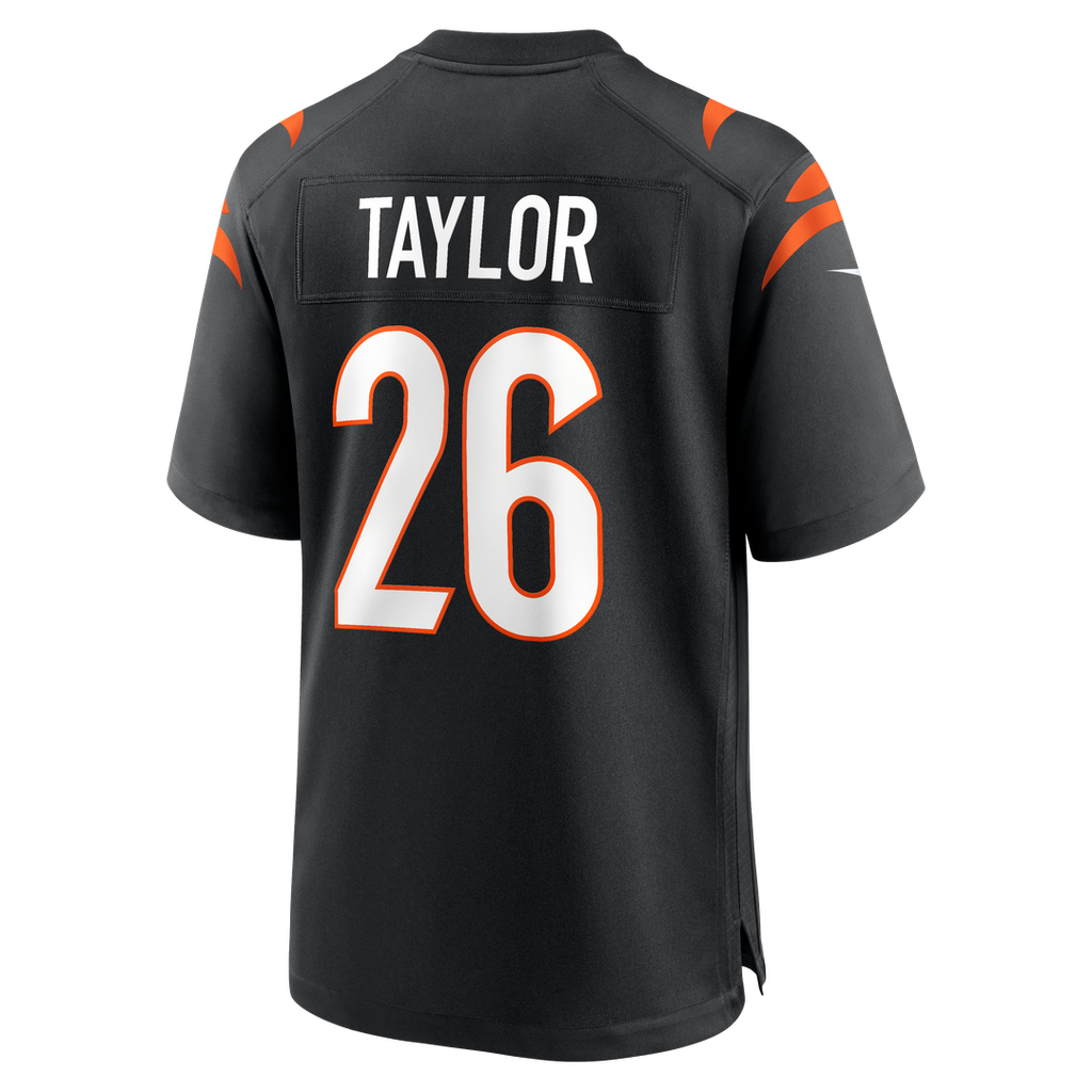 Cincinnati Bengals Ja'Sir Taylor Black Team Game Jersey