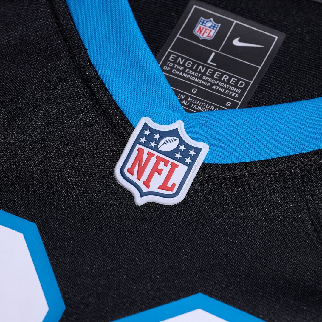Carolina Panthers Number 1 Groom Black Game Jersey