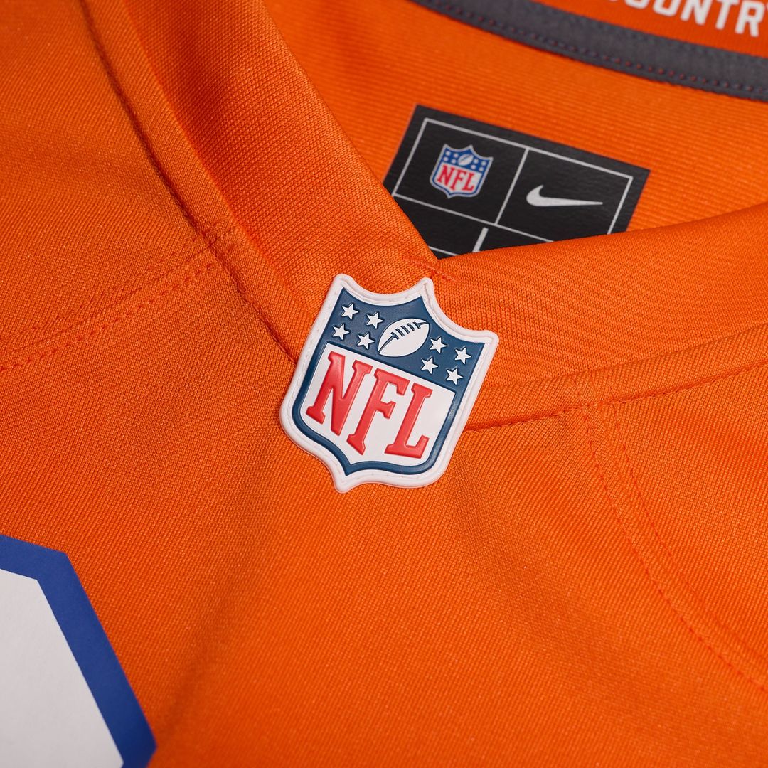 Denver Broncos Marvin Mims Jr Orange Mile High Collection 1977 Throwback Player Game Jersey